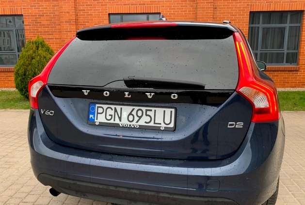 Volvo V60 cena 37999 przebieg: 215000, rok produkcji 2013 z Gniezno małe 781